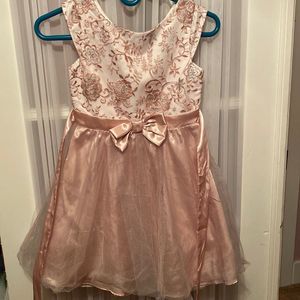 Pink formal girls dress